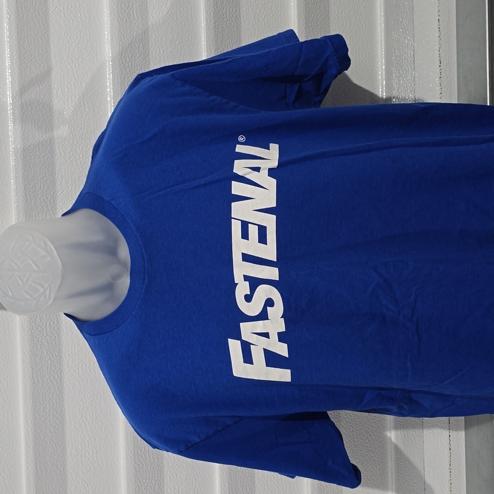 Delta Pro Weight Men's Blue White‎ Fastenal T-shirt Size Large
